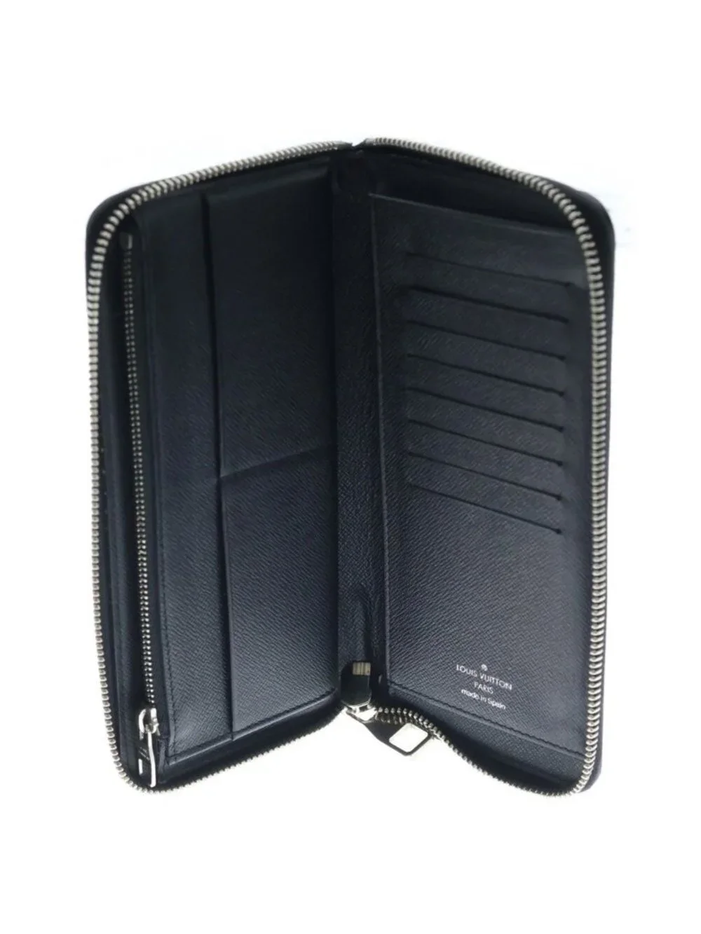 Louis Vuitton Zippy Organizer Damier Wallet Black